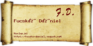 Fucskó Dániel névjegykártya