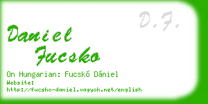 daniel fucsko business card